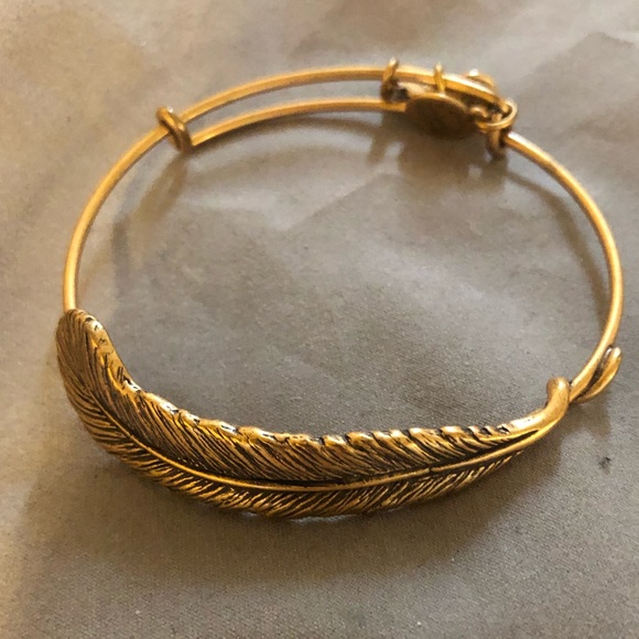 Alex and Ani Jewelry - Alex and Ani Feather bangle